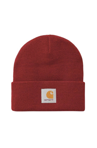 SHORT WATCH HAT SCARLET