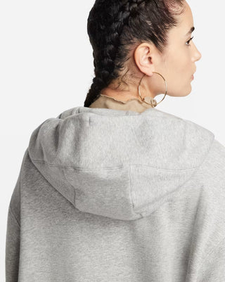 W' PHOENIX FLEECE OVERSIZED HOODIE DARK GREY HEATHER