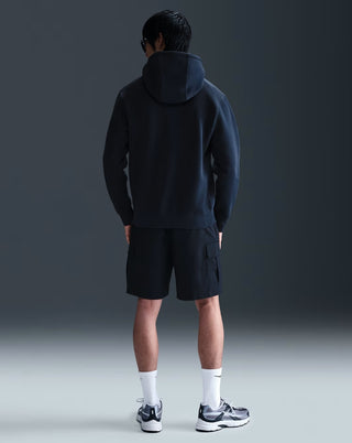 FULL-ZIP FLEECE HOODIE OBSIDIAN