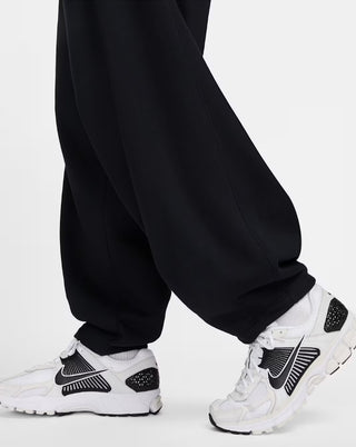 MEN'S OVERSIZED FRENCH TERRY TROUSERS BLACK