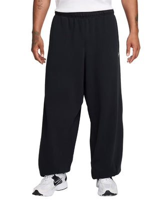MEN'S OVERSIZED FRENCH TERRY TROUSERS BLACK