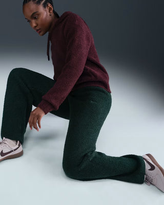 W' PHOENIX COSY BOUCLÉ KNIT TROUSERS SEAWEED