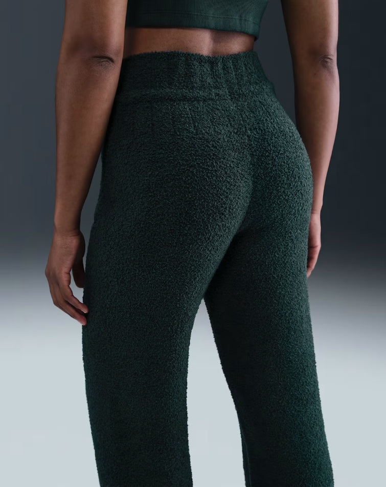 W' PHOENIX COSY BOUCLÉ KNIT TROUSERS SEAWEED