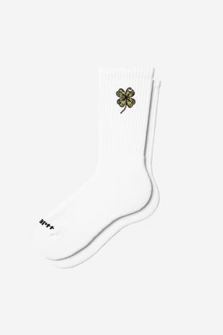 CLOVER SOCKS WHITE