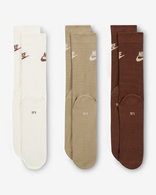 EVERYDAY ESSENTIAL 3XPACK MULTI BROWN