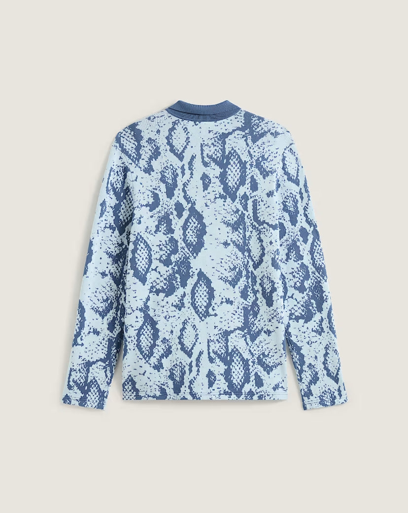 RAW INSTINCT L/S POLO MORNING SKY