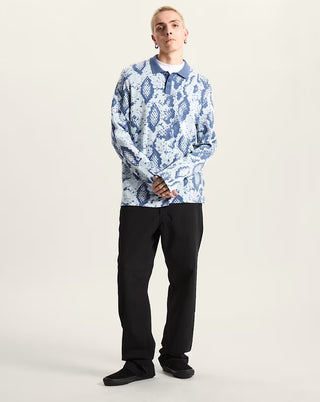 RAW INSTINCT L/S POLO MORNING SKY