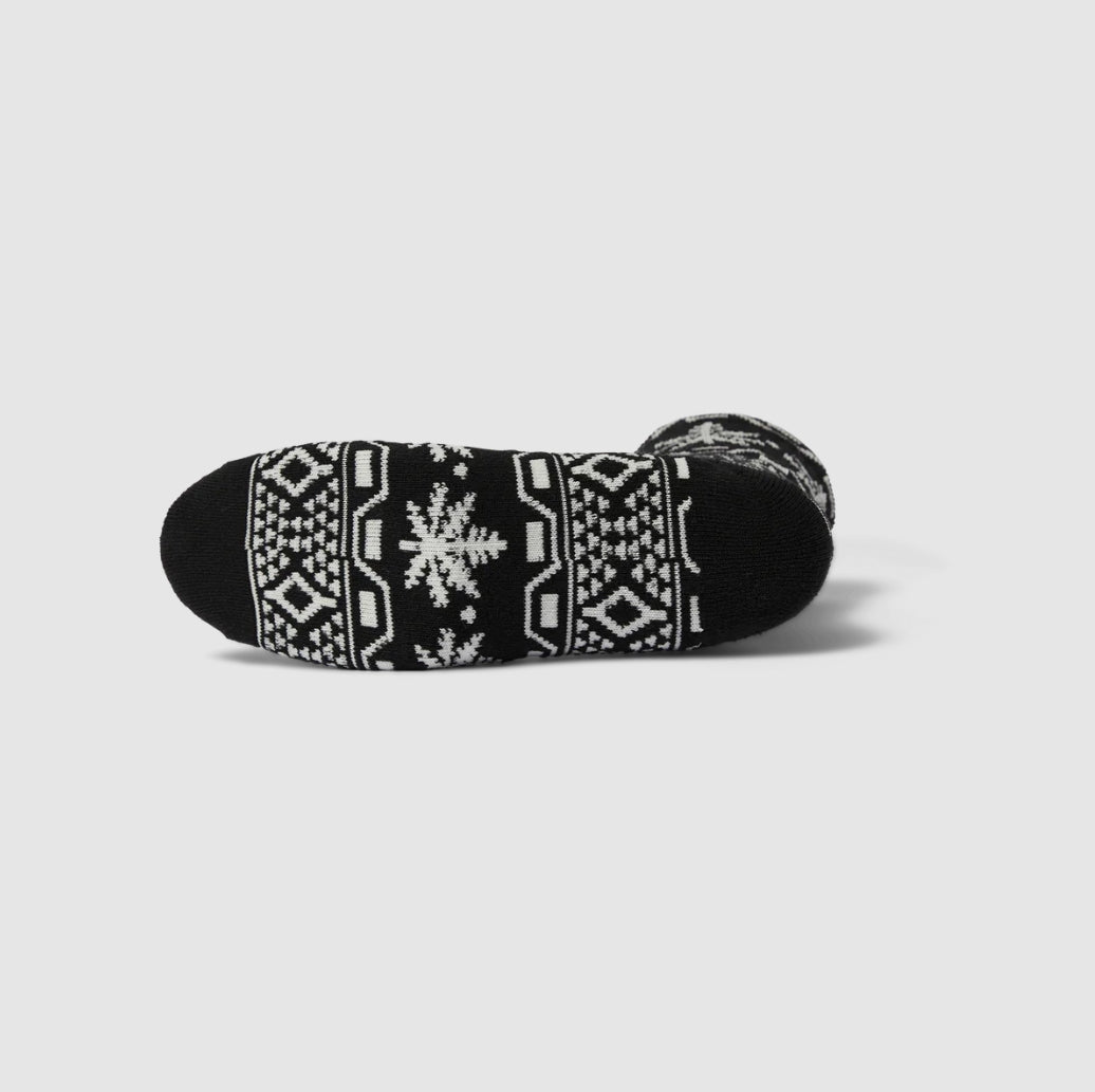 APRES PLANTLIFE CREW SOCKS BLACK