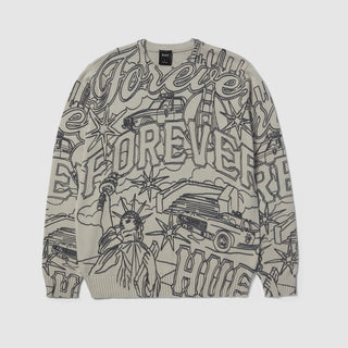 FOREVER CREWNECK SWEATER PUTTY