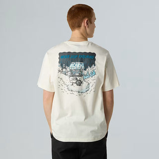 POWDER DAYS RELAXED GRAPHIC TEE WHITE DUNE