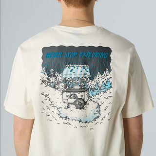 POWDER DAYS RELAXED GRAPHIC TEE WHITE DUNE