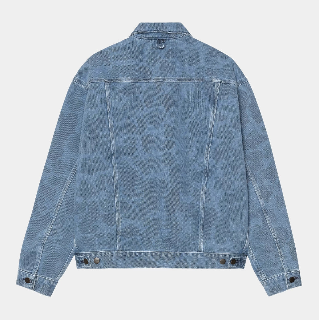 DUCK HELSTON JACKET CAMO DUCK BLUE