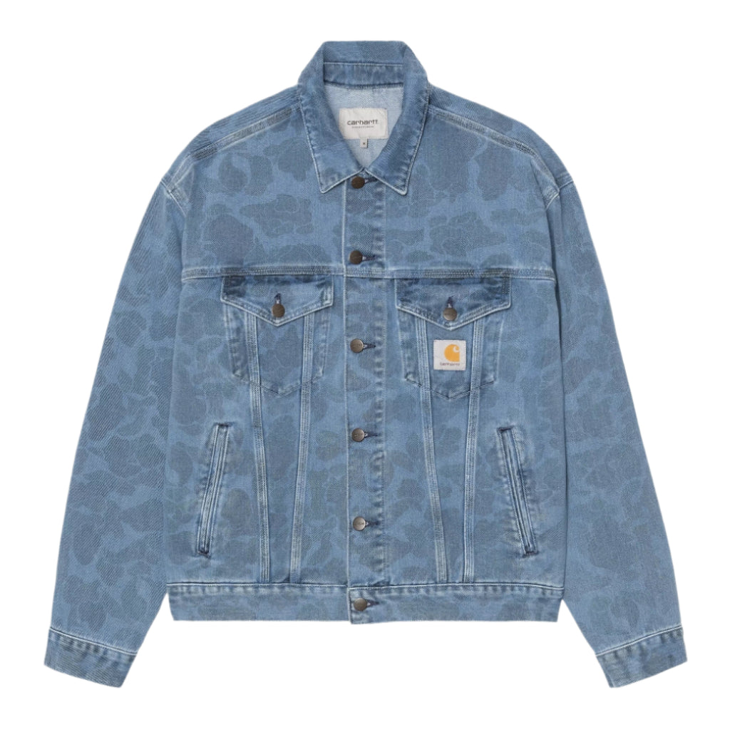 DUCK HELSTON JACKET CAMO DUCK BLUE