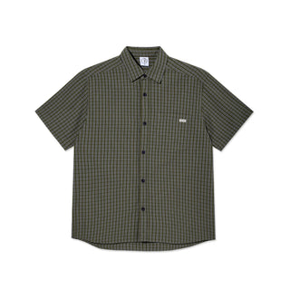 MITCHELL SHIRT BLACK/GREEN