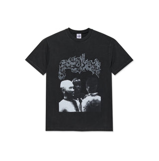 BAND TEE SILVER BLACK