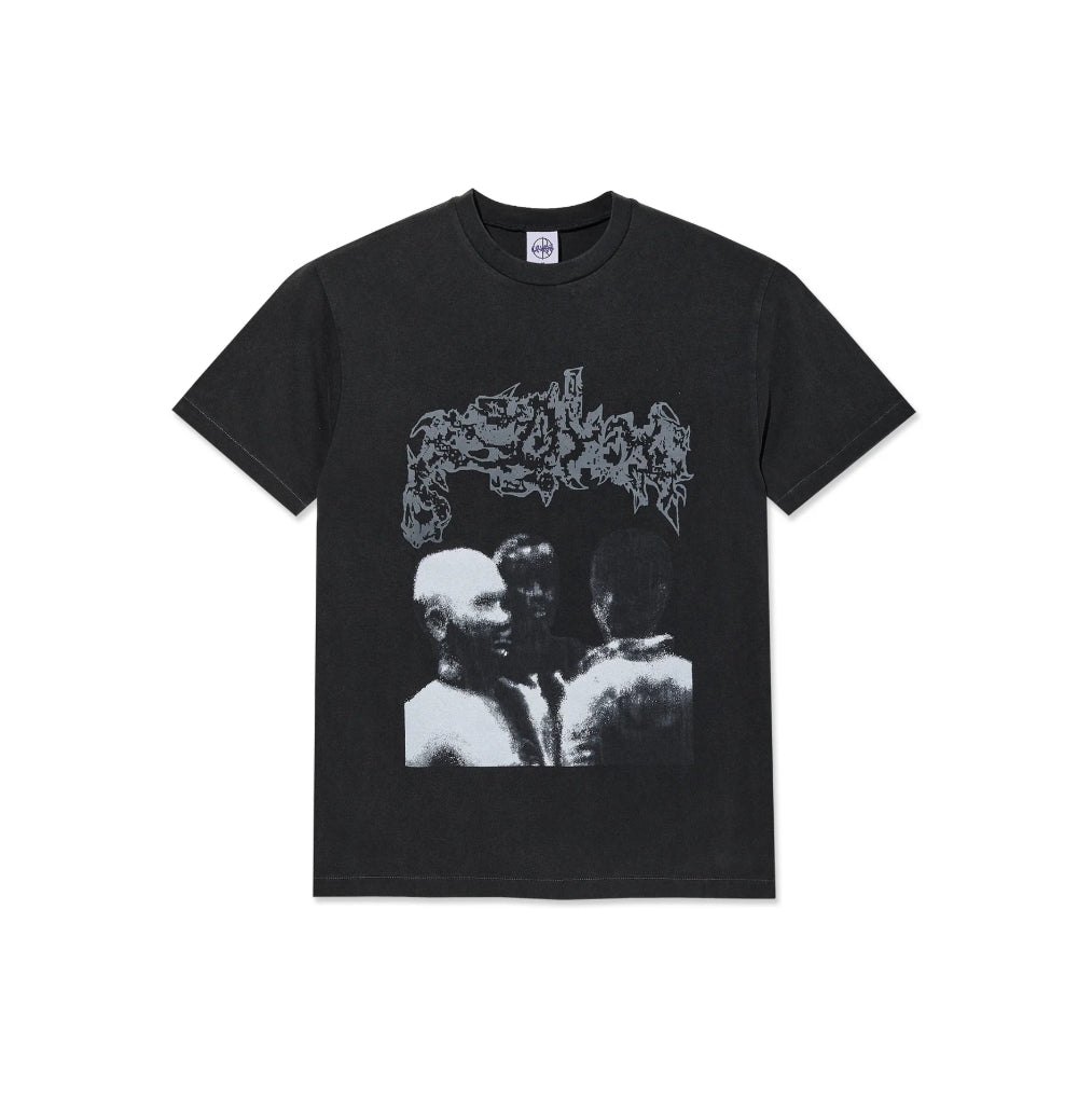 BAND TEE SILVER BLACK
