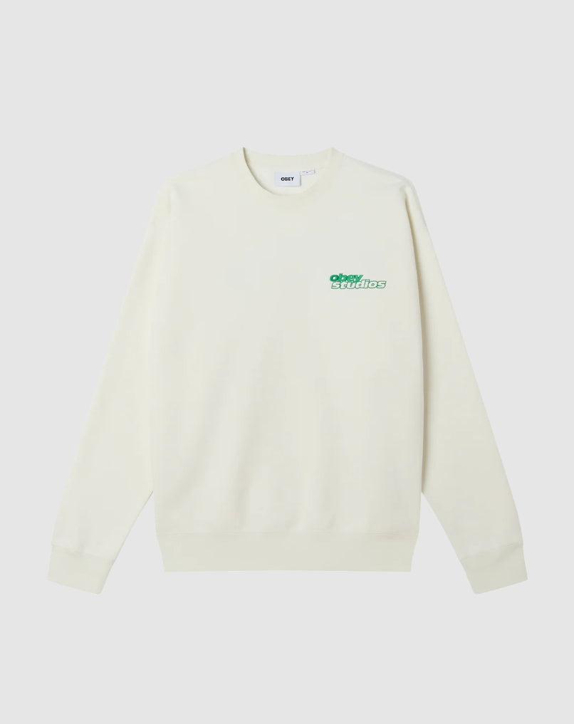 OBEY TONIC CREWNECK OFF WHITE