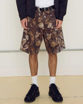 BIGWIG BAGGY DENIM SHORT FENCE CAMO