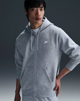 FULL-ZIP HOODIE DARK GREY/LIGHT SMOKE GREY