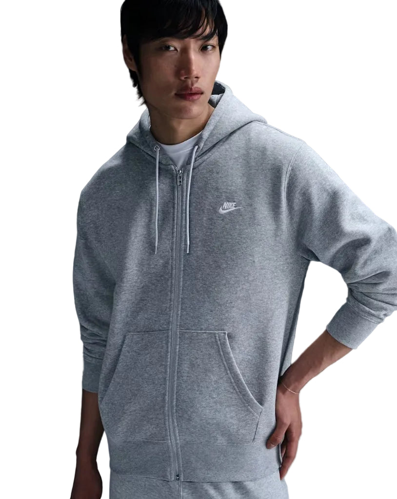 FULL-ZIP HOODIE DARK GREY/LIGHT SMOKE GREY
