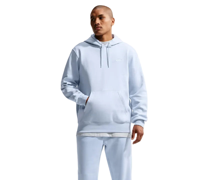 FLEECE HOODIE HYDROGEN BLUE