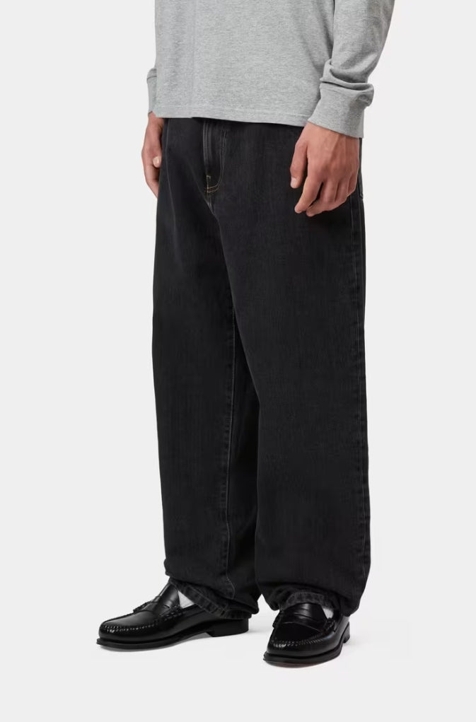 AARON PANT 'CAMANO' BLACK STONE WASHED