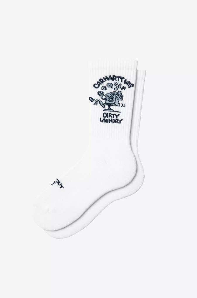 DIRTY LAUNDRY SOCKS WHITE
