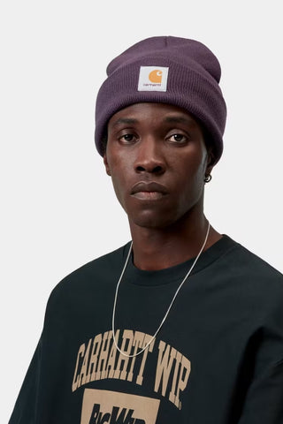 SHORT WATCH HAT COZY PURPLE