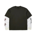 LEON LS DOUBLE LAYER TOP VINTAGE BLACK