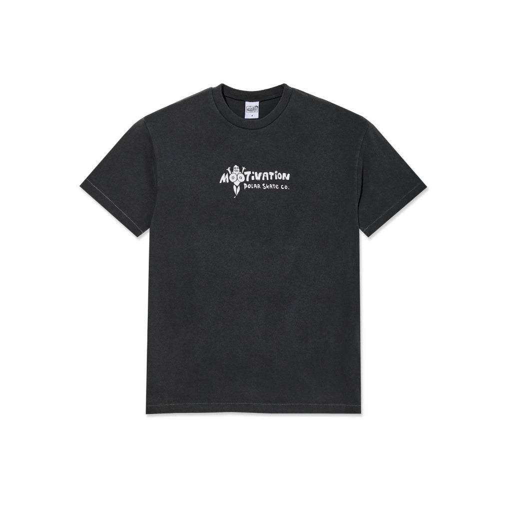 MOOTIVATION TEE SILVER BLACK