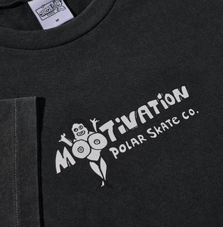 MOOTIVATION TEE SILVER BLACK