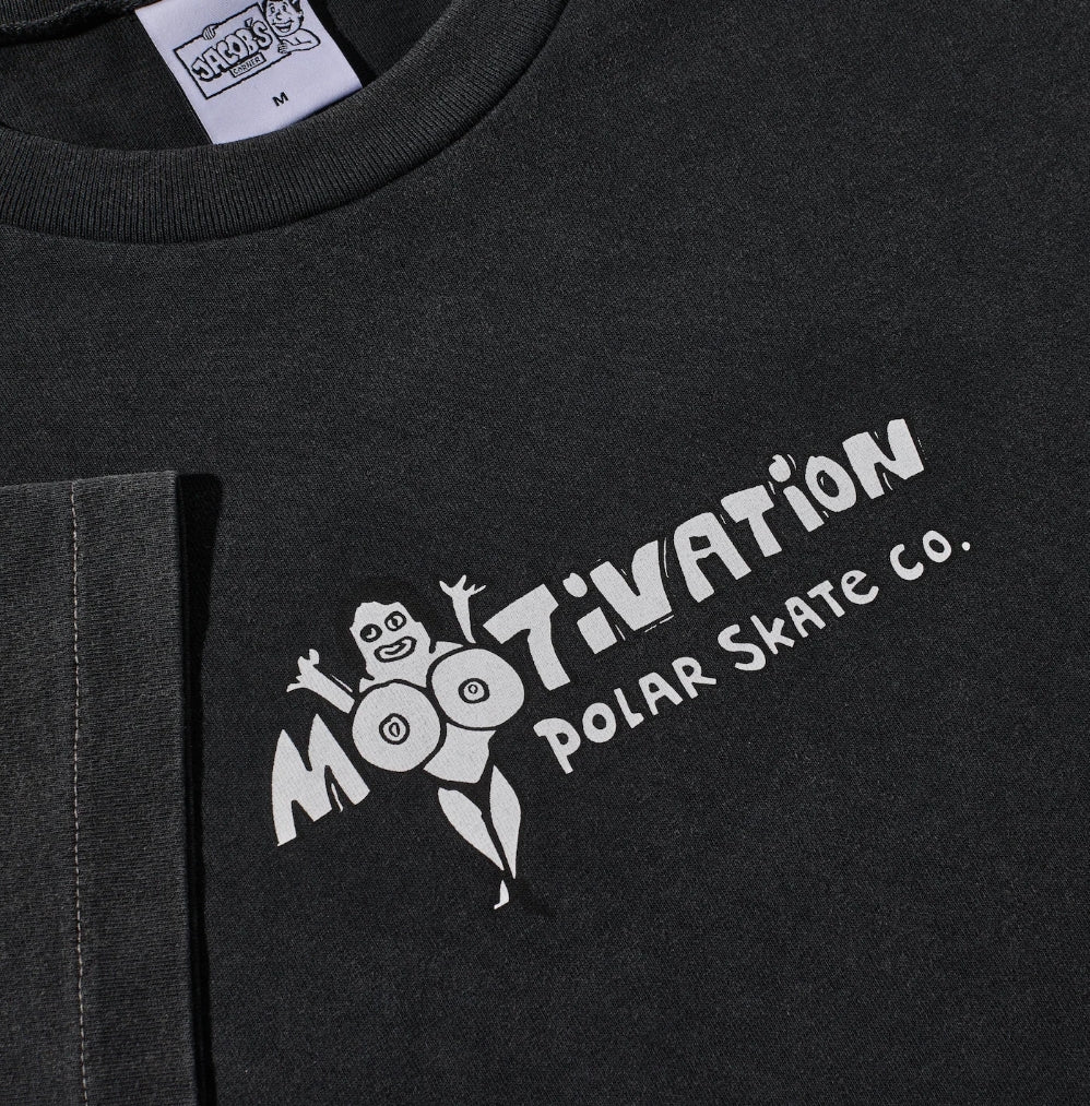 MOOTIVATION TEE SILVER BLACK