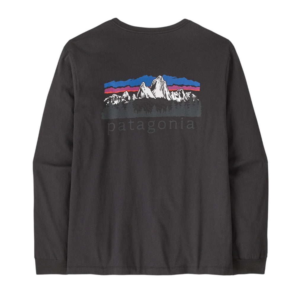 FITZ ROY FOOTHILLS LONGSLEEVE INK BLACK