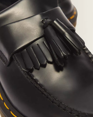 ADRIAN YELLOW STITCH BLACK SMOOTH