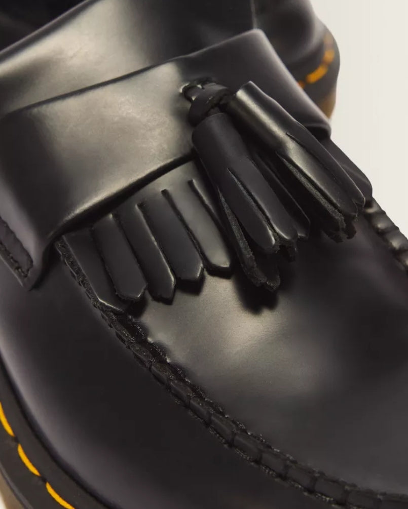 ADRIAN YELLOW STITCH BLACK SMOOTH