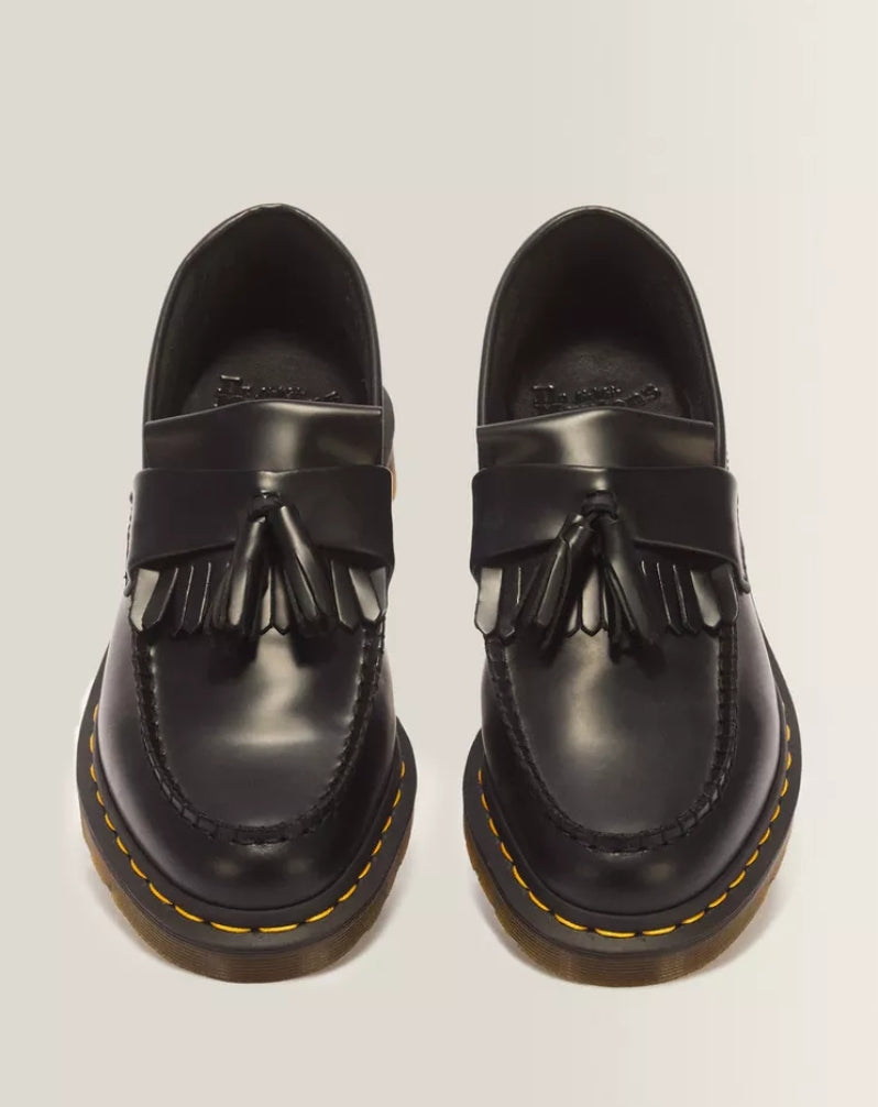 ADRIAN YELLOW STITCH BLACK SMOOTH