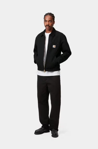 DETROIT JACKET BLACK/BLACK RINSED