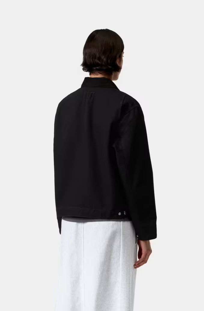 W'OG DETROIT JACKET BLACK/BACK RINSED