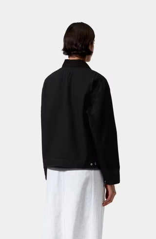 W'OG DETROIT JACKET BLACK/BACK RINSED