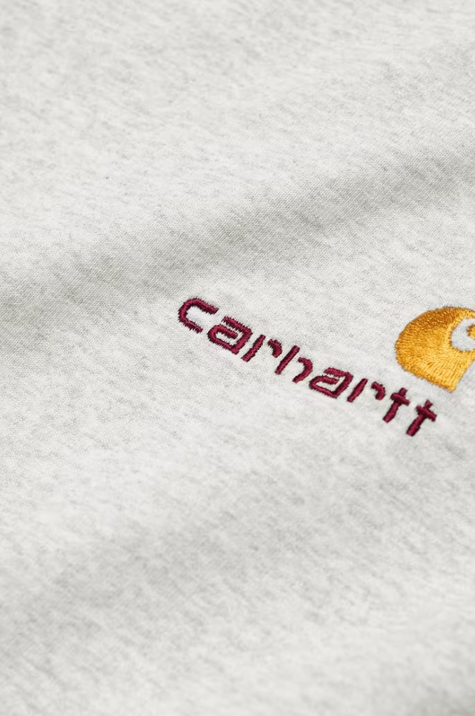AMERICAN SCRIPT L/S ASH HEATHER