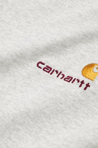 AMERICAN SCRIPT L/S ASH HEATHER