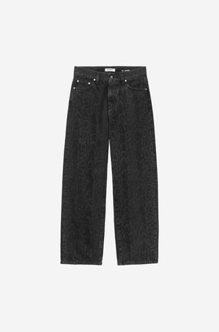 W' SNAKE ARIN PANT BLACK HEAVY STONE WASH