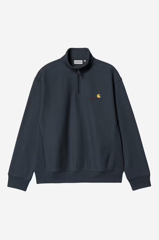 HALF ZIP AMERICAN SCRIPT DEEP NIGHT