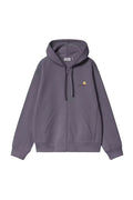 HOODED AMERICAN SCRIPT JACKET SHADY PURPLE