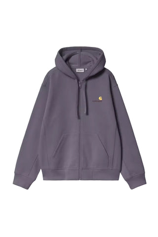 HOODED AMERICAN SCRIPT JACKET SHADY PURPLE