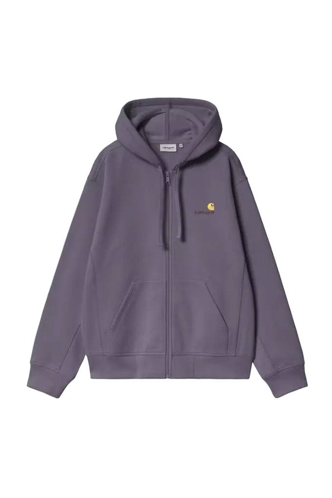 HOODED AMERICAN SCRIPT JACKET SHADY PURPLE