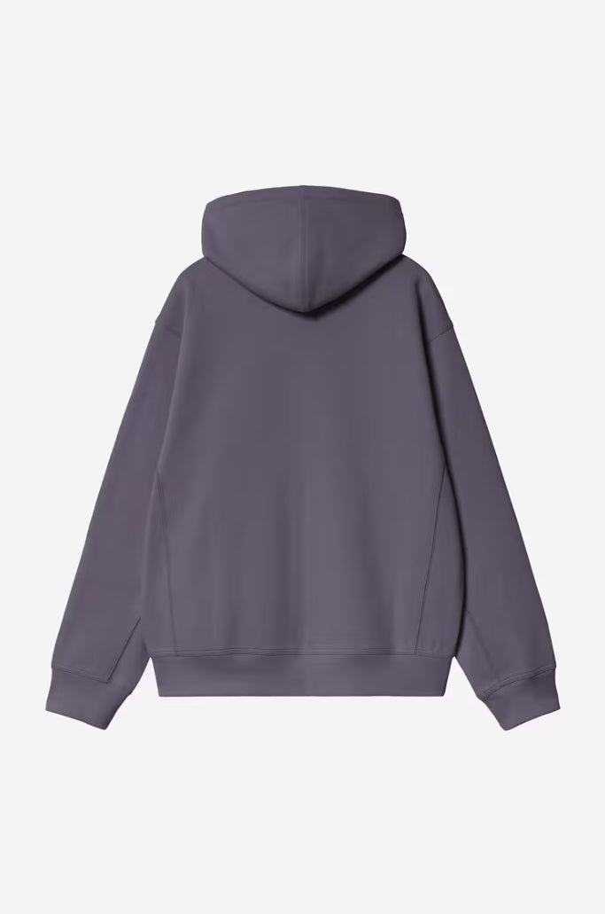 HOODED AMERICAN SCRIPT JACKET SHADY PURPLE