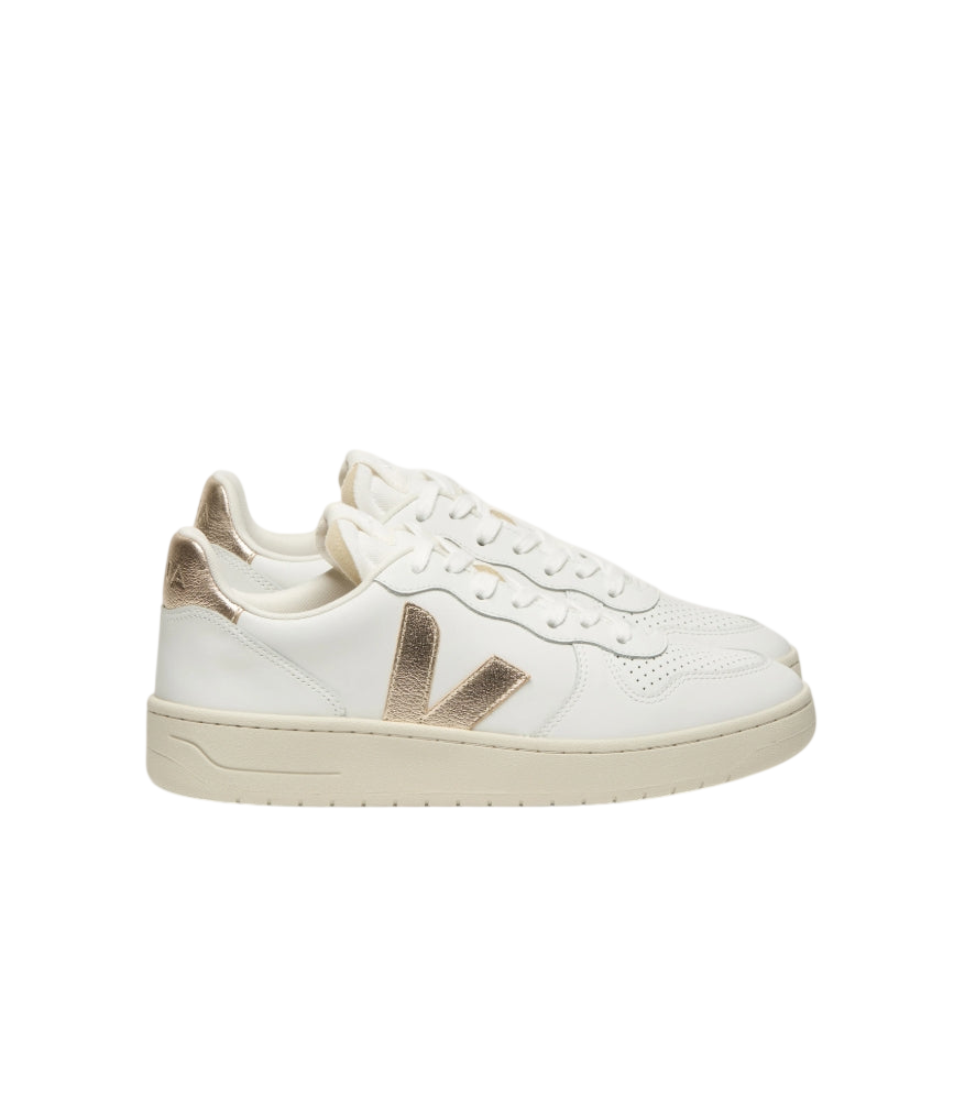 V-10 PRIME LEATHER WHITE PLATINE