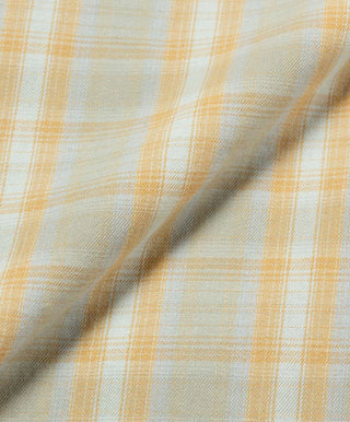 CHECKERED OMBRE SHIRT MUSTARD