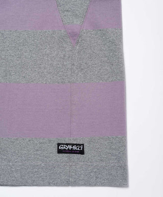 LANGDON RUGBY SHIRT HEATHER/PURPLE